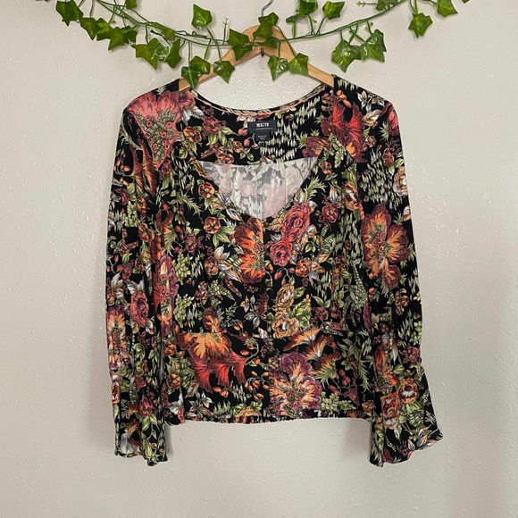 Maeve Multicolor Floral Blouse - Picture 3 of 9